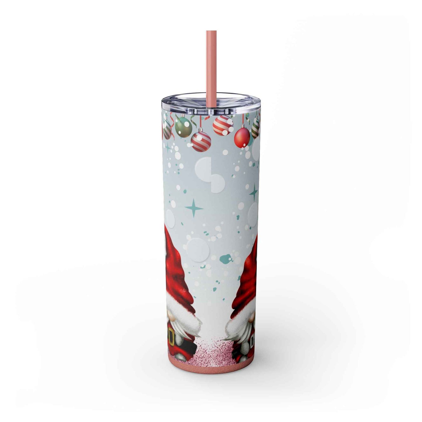 20oz Slim Tumbler: Christmas Gnomes - Eraya Studio