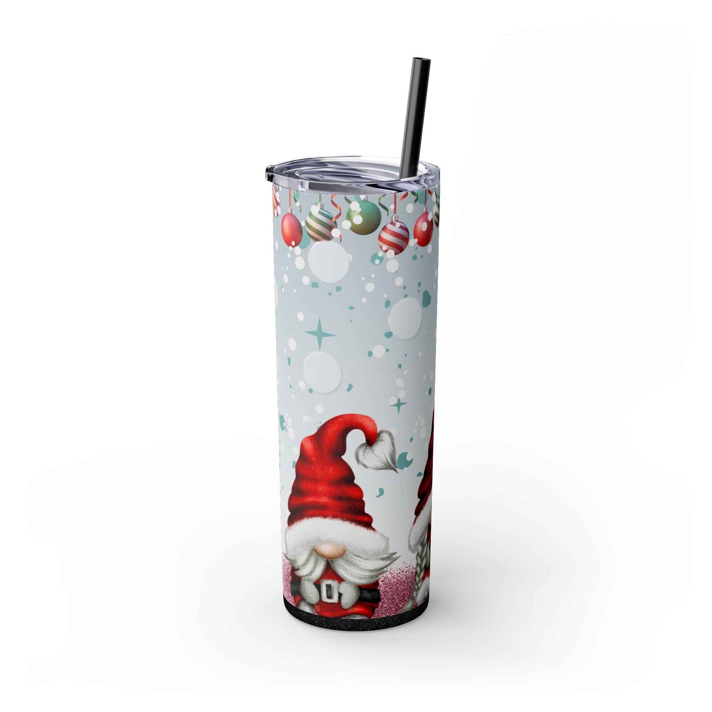 20oz Slim Tumbler: Christmas Gnomes - Eraya Studio