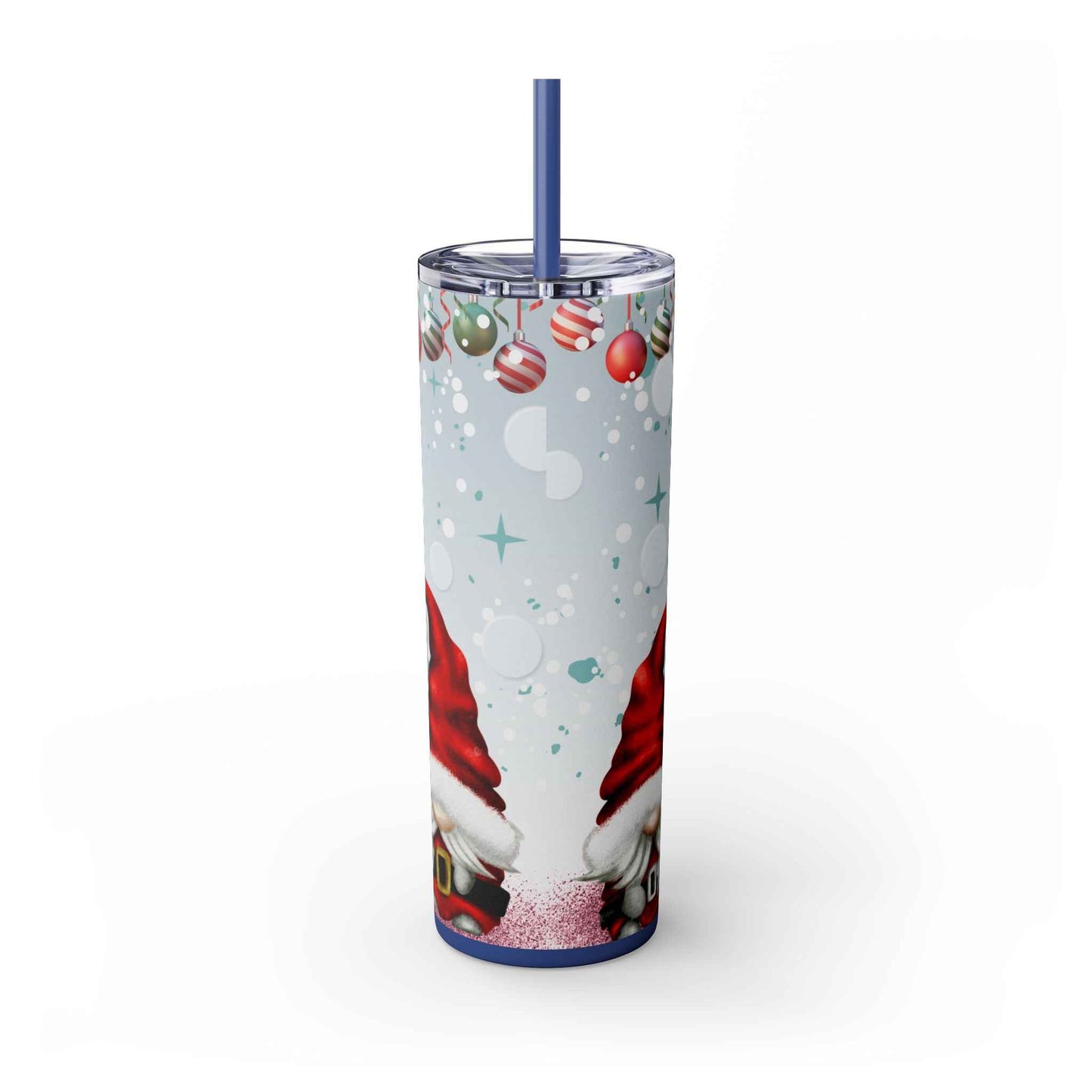 20oz Slim Tumbler: Christmas Gnomes - Eraya Studio