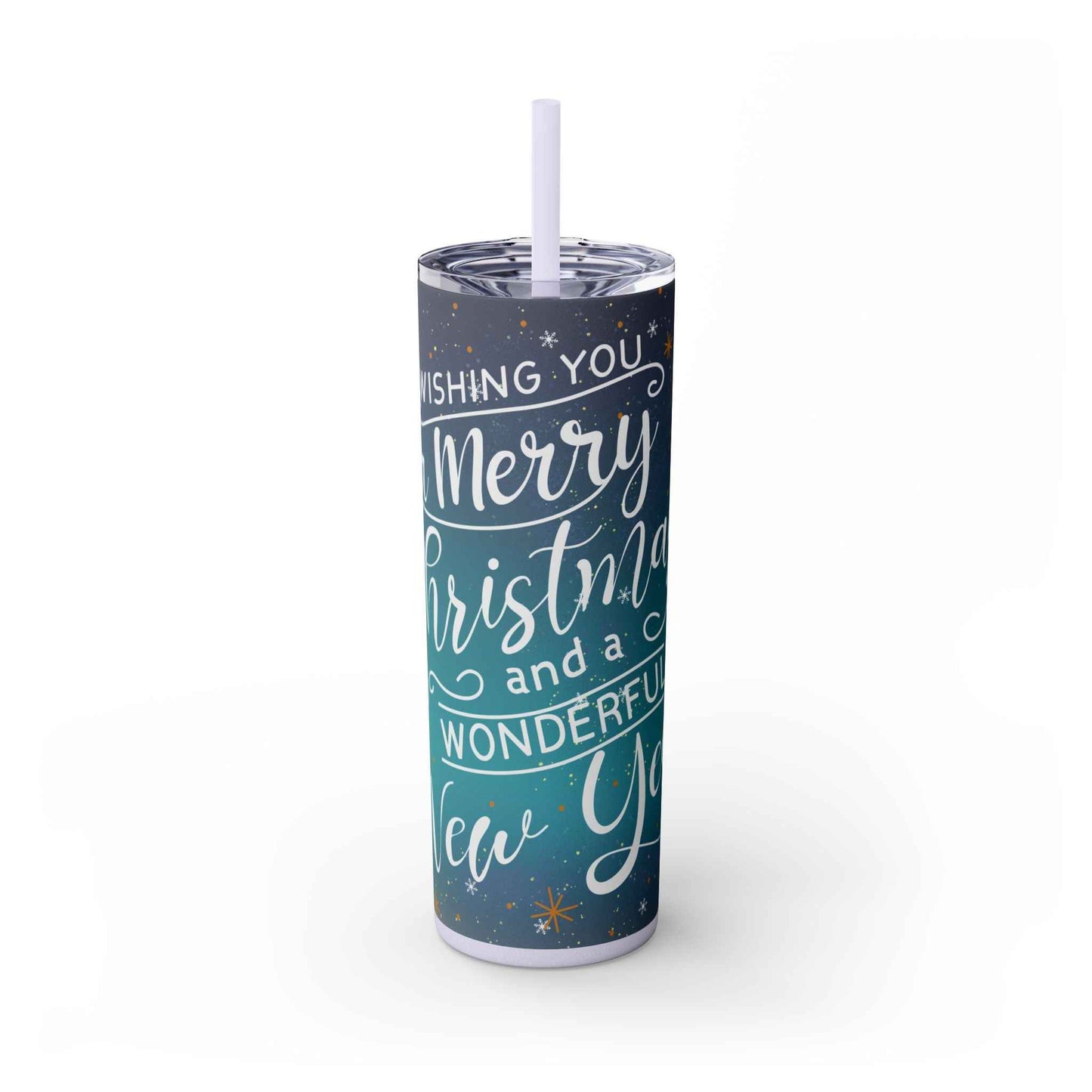 20oz Slim Tumbler: Christmas Gnomes - Eraya Studio