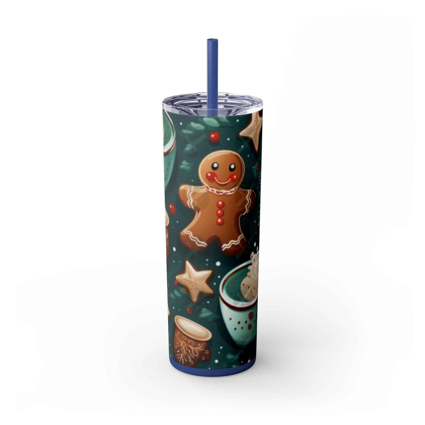 20oz Slim Tumbler: Sweet Gingerbread - Eraya Studio
