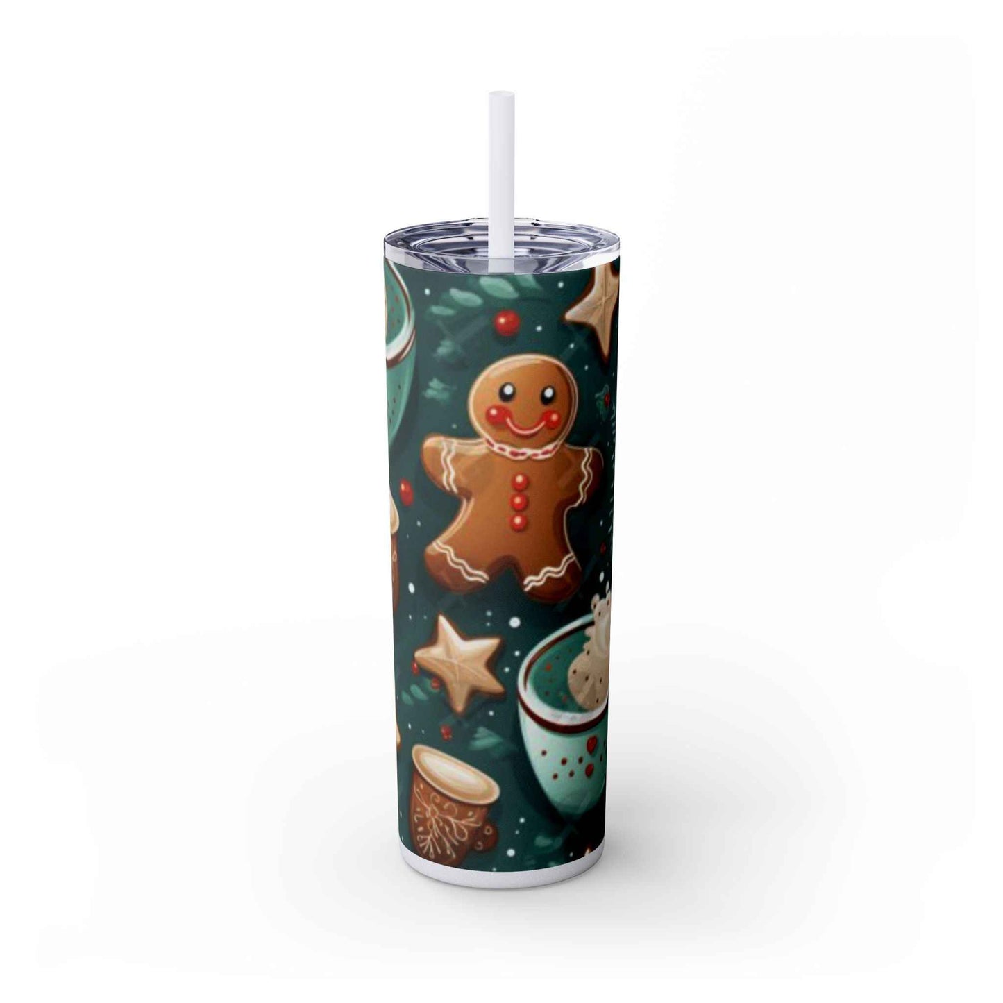 20oz Slim Tumbler: Sweet Gingerbread - Eraya Studio