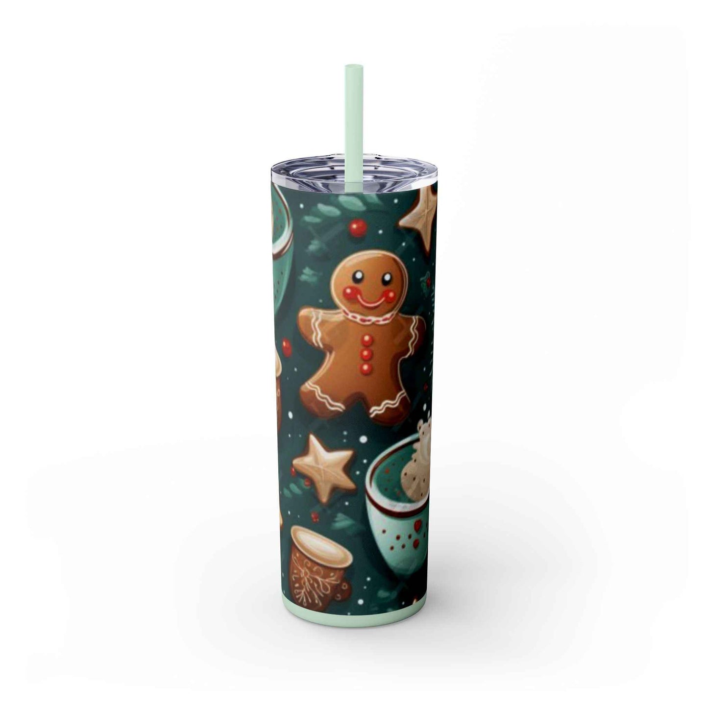20oz Slim Tumbler: Sweet Gingerbread - Eraya Studio