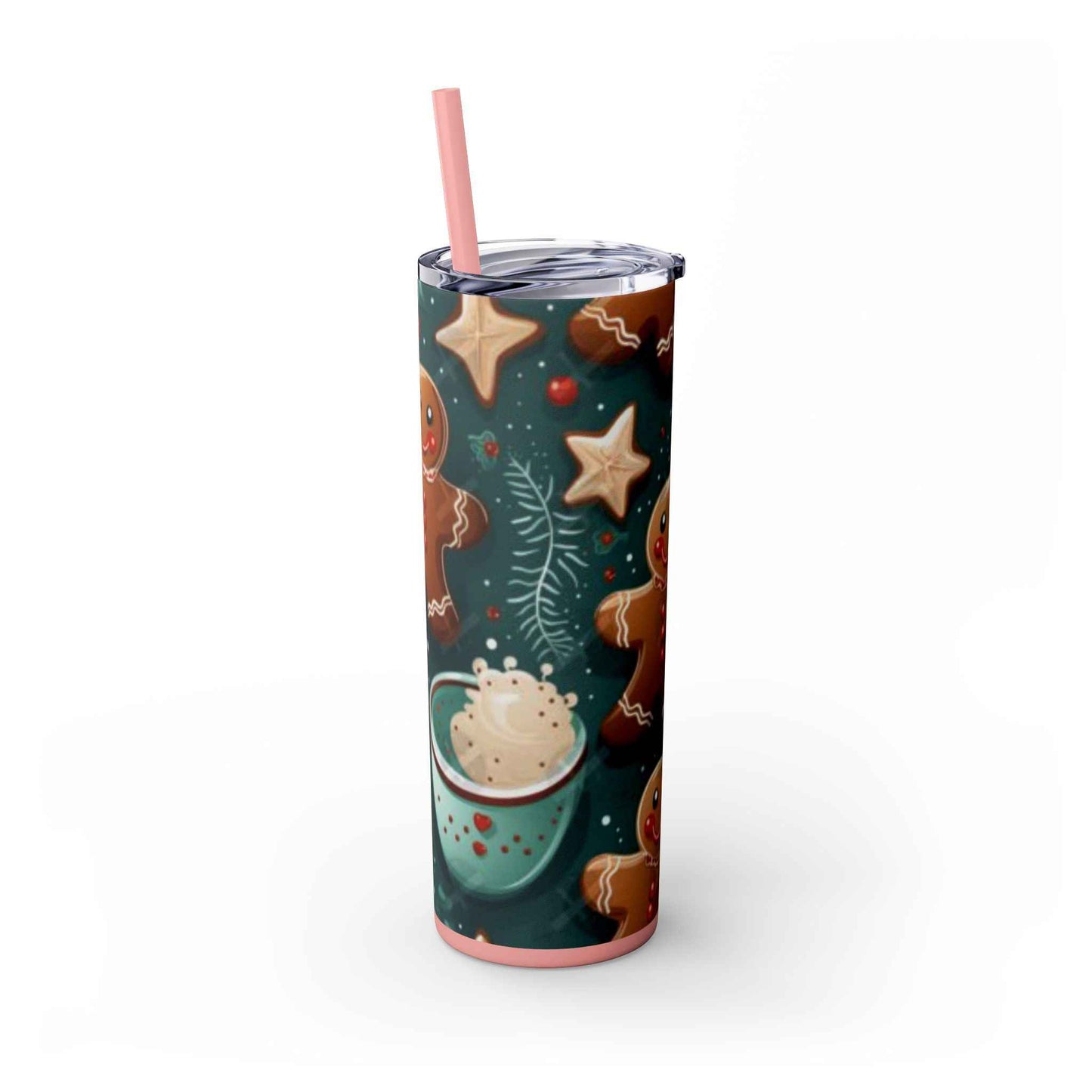 20oz Slim Tumbler: Sweet Gingerbread - Eraya Studio