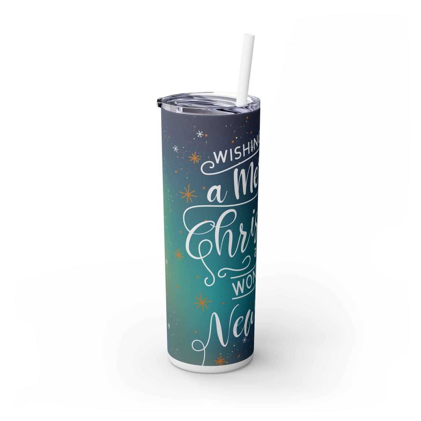 20oz Slim Tumbler: Christmas Gnomes - Eraya Studio