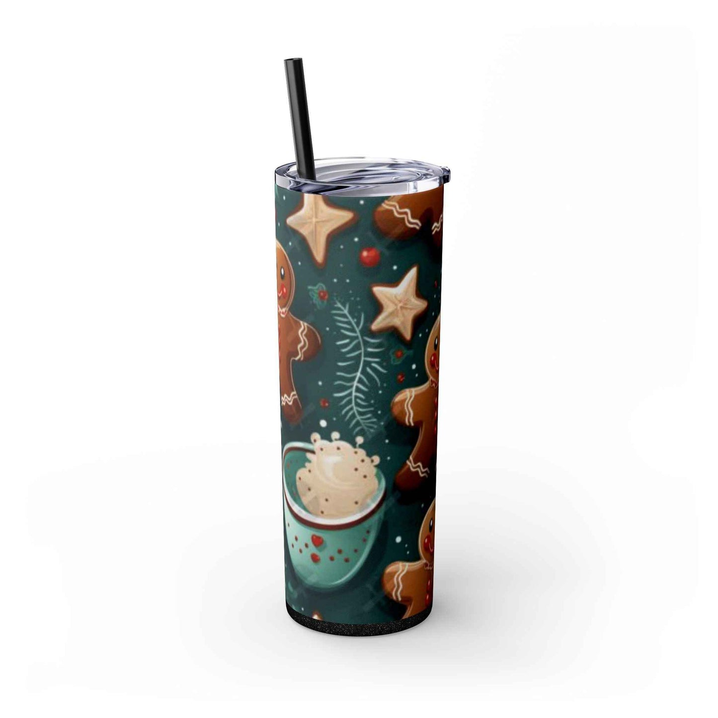 20oz Slim Tumbler: Sweet Gingerbread - Eraya Studio