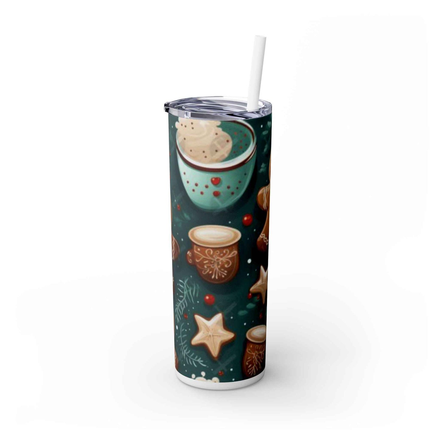 20oz Slim Tumbler: Sweet Gingerbread - Eraya Studio