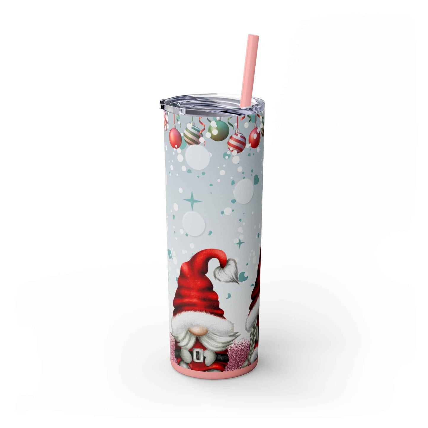 20oz Slim Tumbler: Christmas Gnomes - Eraya Studio