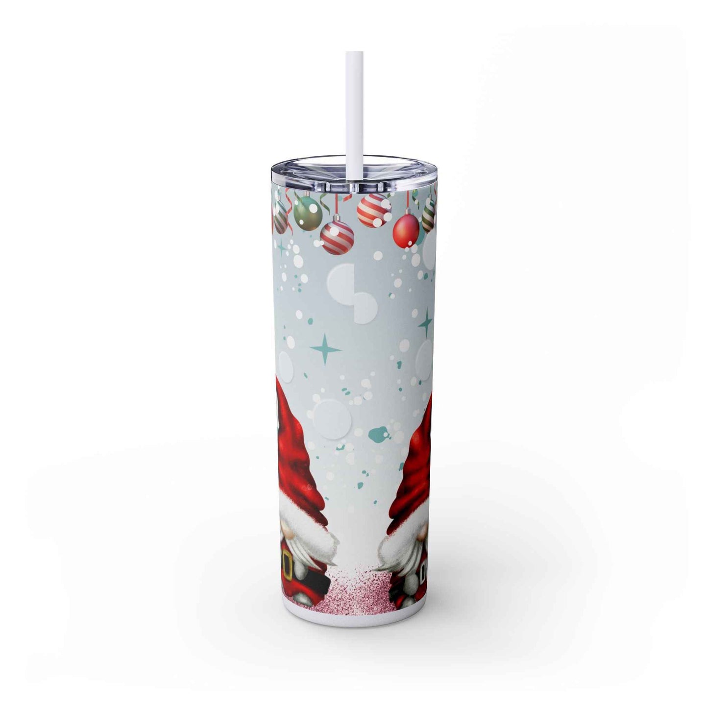 20oz Slim Tumbler: Christmas Gnomes - Eraya Studio