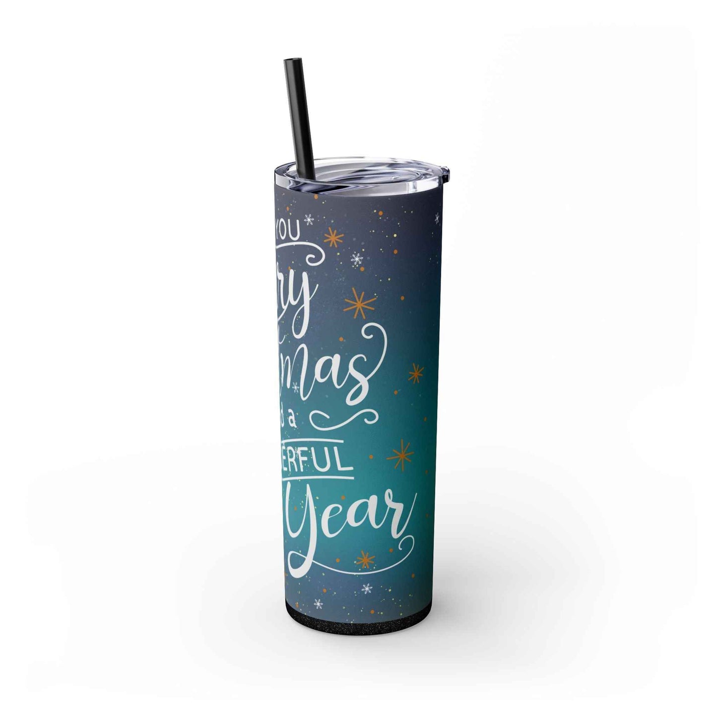 20oz Slim Tumbler: Christmas Gnomes - Eraya Studio