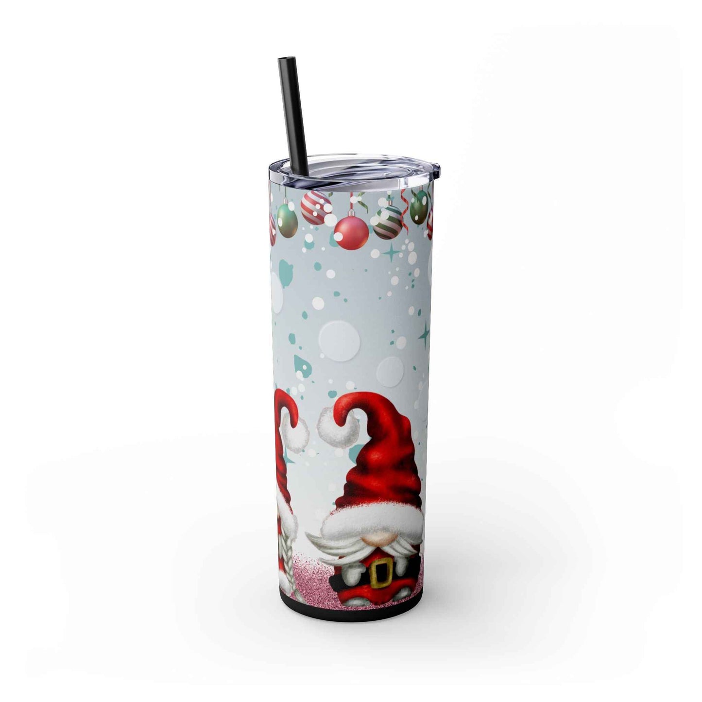 20oz Slim Tumbler: Christmas Gnomes - Eraya Studio