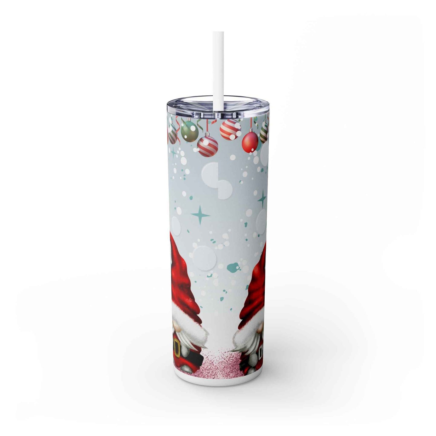 20oz Slim Tumbler: Christmas Gnomes - Eraya Studio