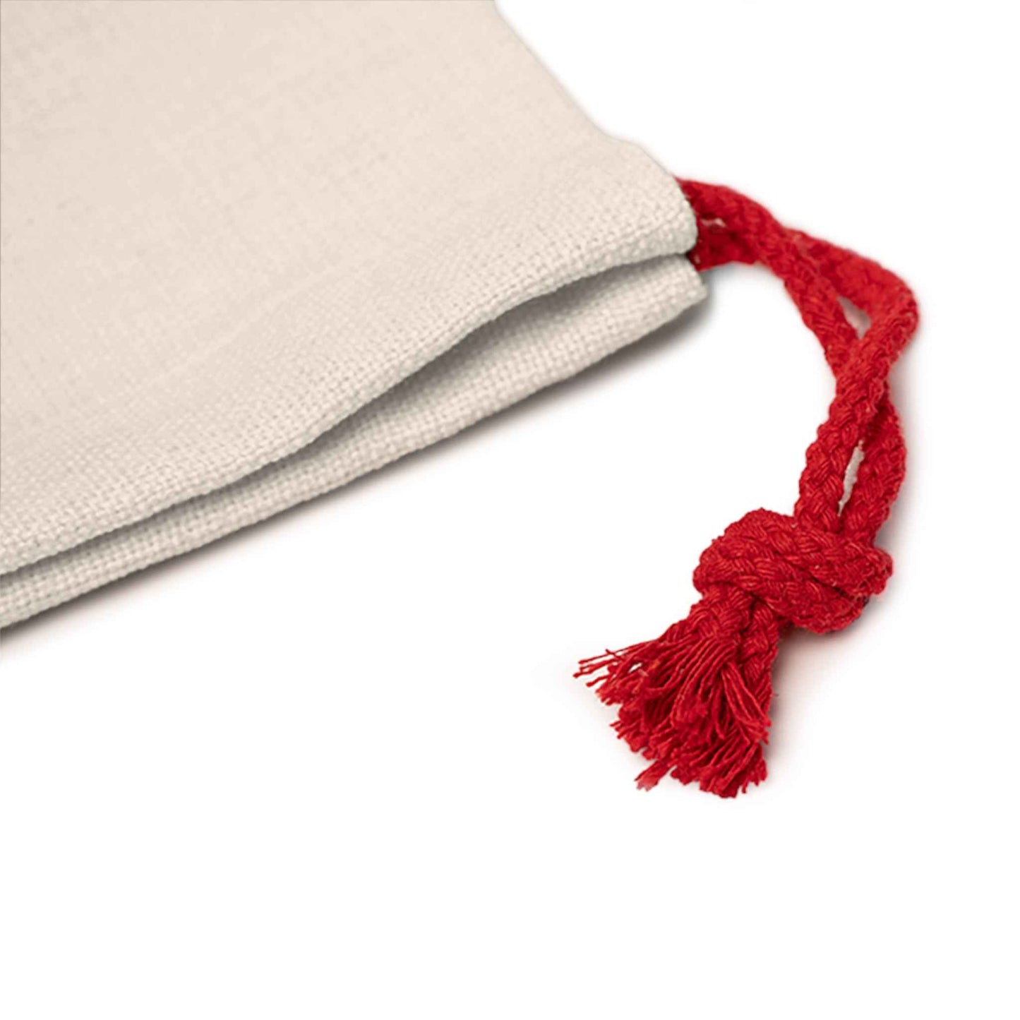 Santa Sack: Christmas Reindeer Linen Bag - Eraya Studio