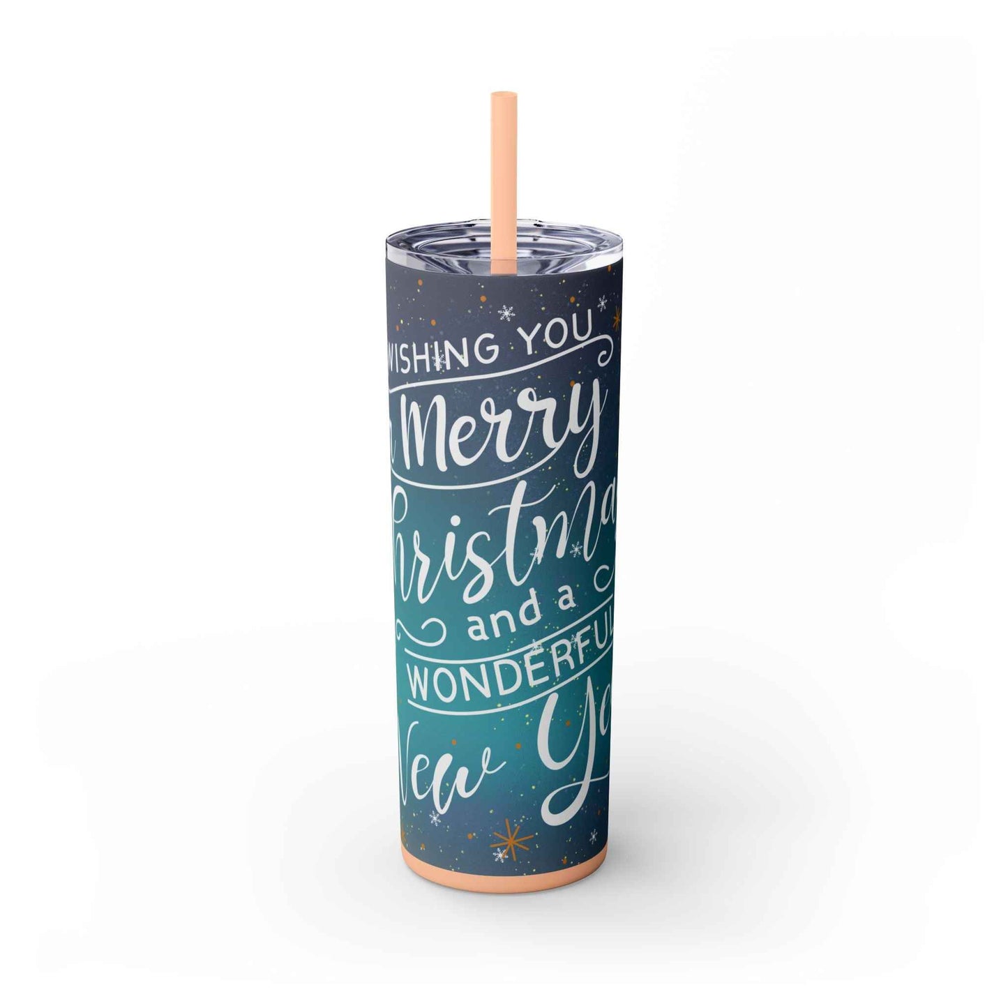 20oz Slim Tumbler: Christmas Gnomes - Eraya Studio