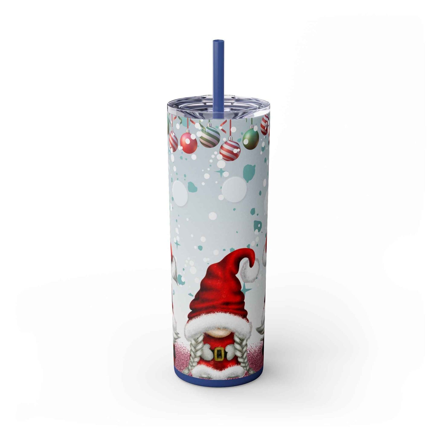 20oz Slim Tumbler: Christmas Gnomes - Eraya Studio