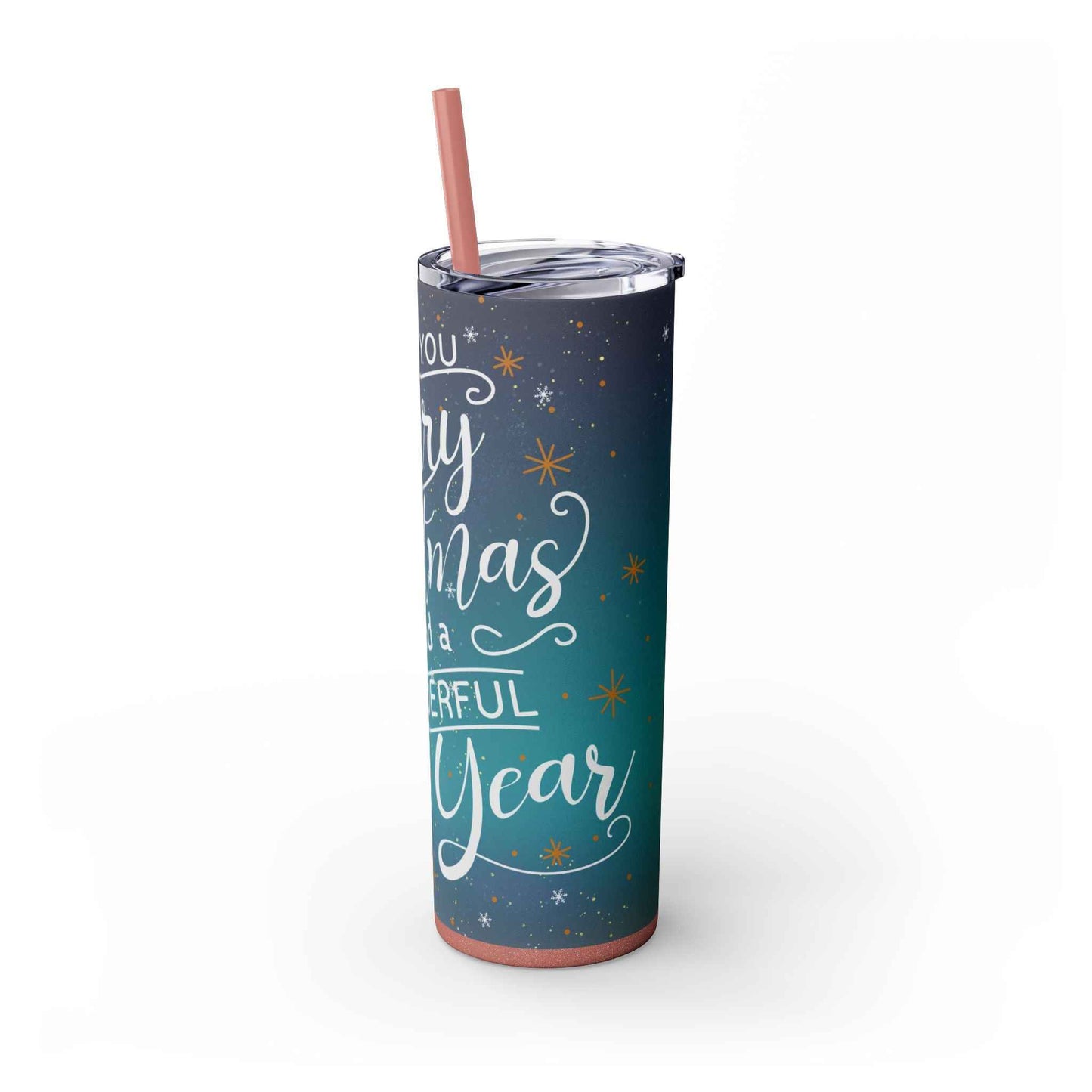 20oz Slim Tumbler: Christmas Gnomes - Eraya Studio