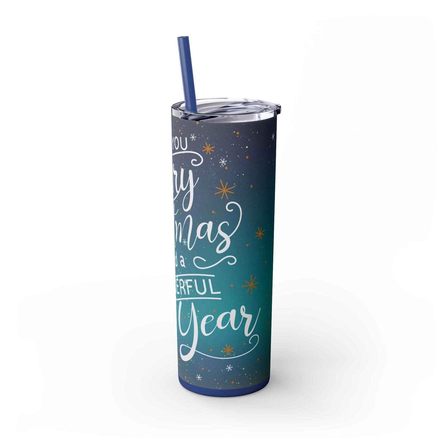 20oz Slim Tumbler: Christmas Gnomes - Eraya Studio