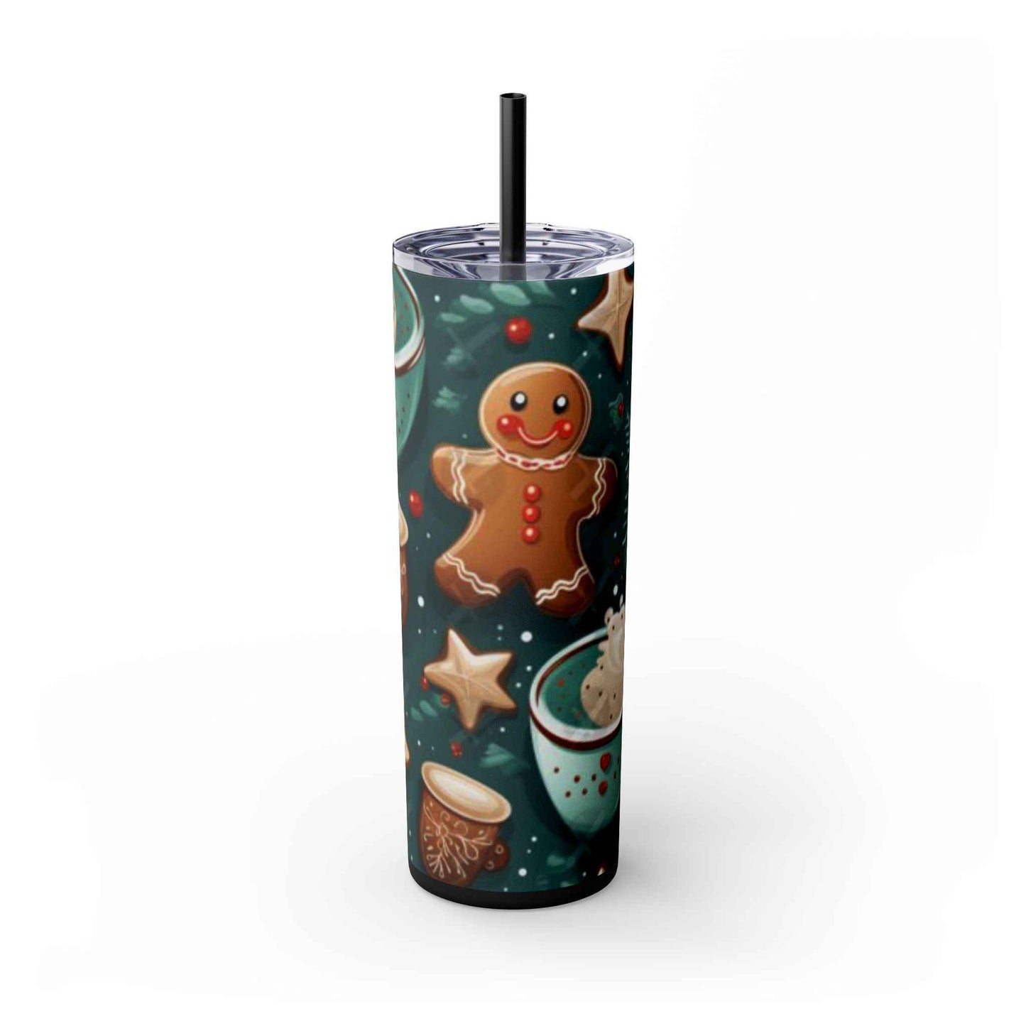 20oz Slim Tumbler: Sweet Gingerbread - Eraya Studio
