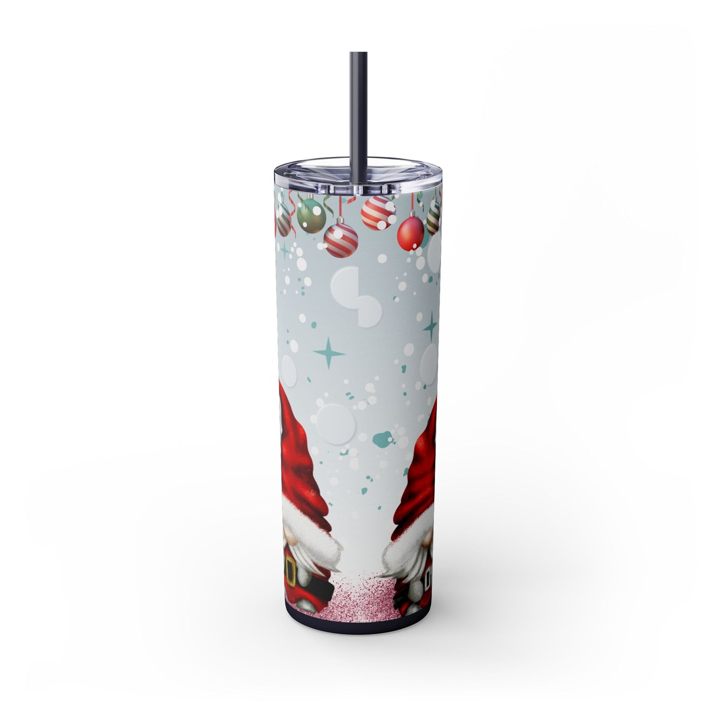 20oz Slim Tumbler: Christmas Gnomes