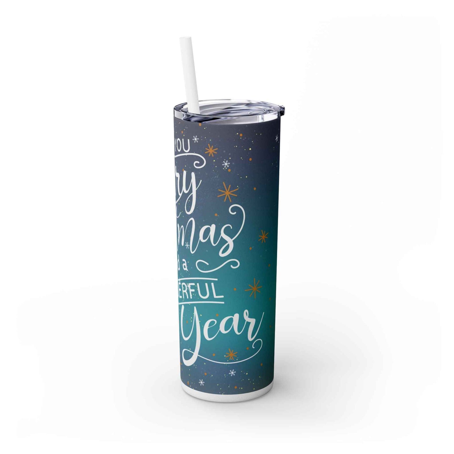 20oz Slim Tumbler: Christmas Gnomes - Eraya Studio