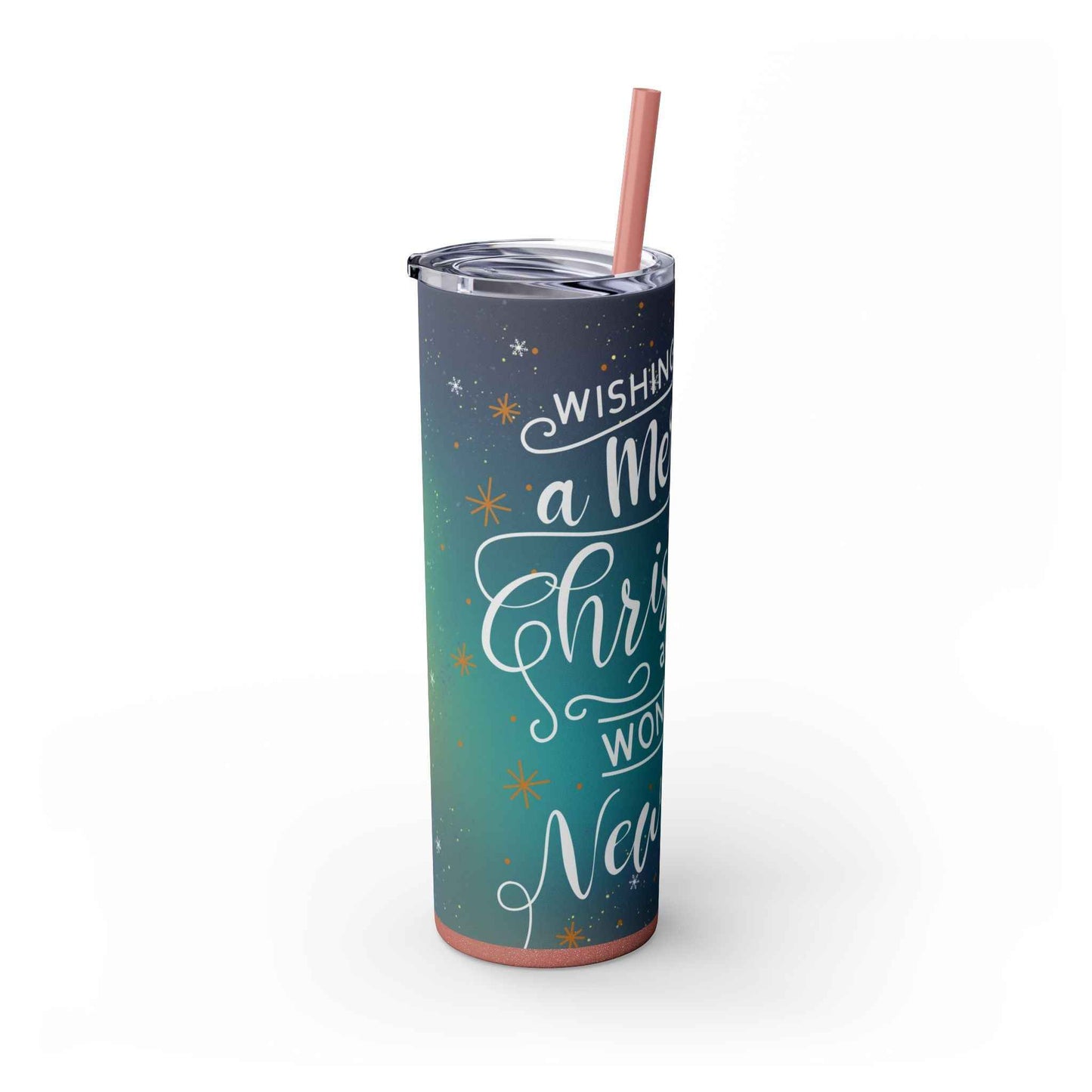 20oz Slim Tumbler: Christmas Gnomes - Eraya Studio