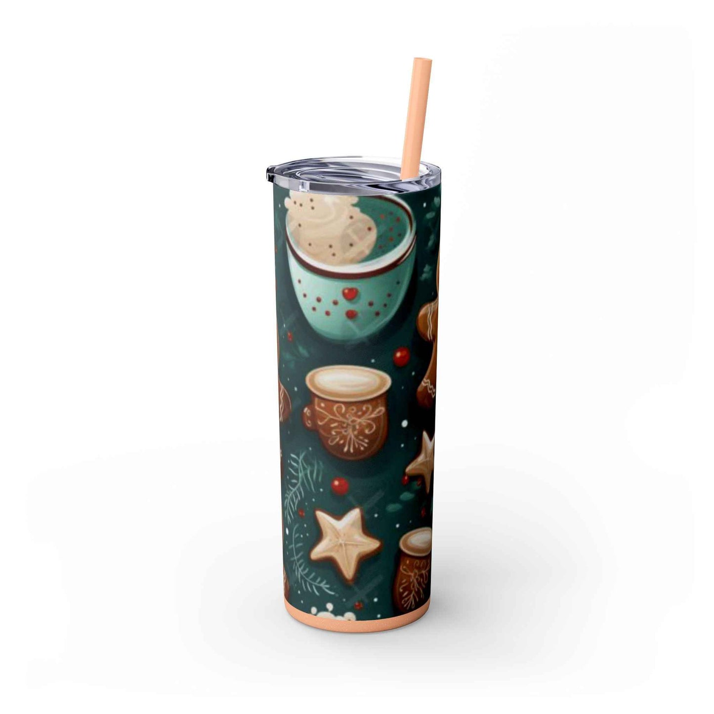 20oz Slim Tumbler: Sweet Gingerbread - Eraya Studio