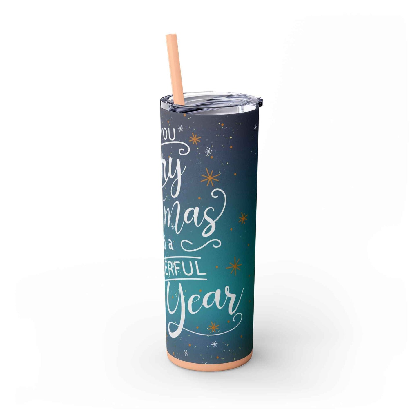 20oz Slim Tumbler: Christmas Gnomes - Eraya Studio