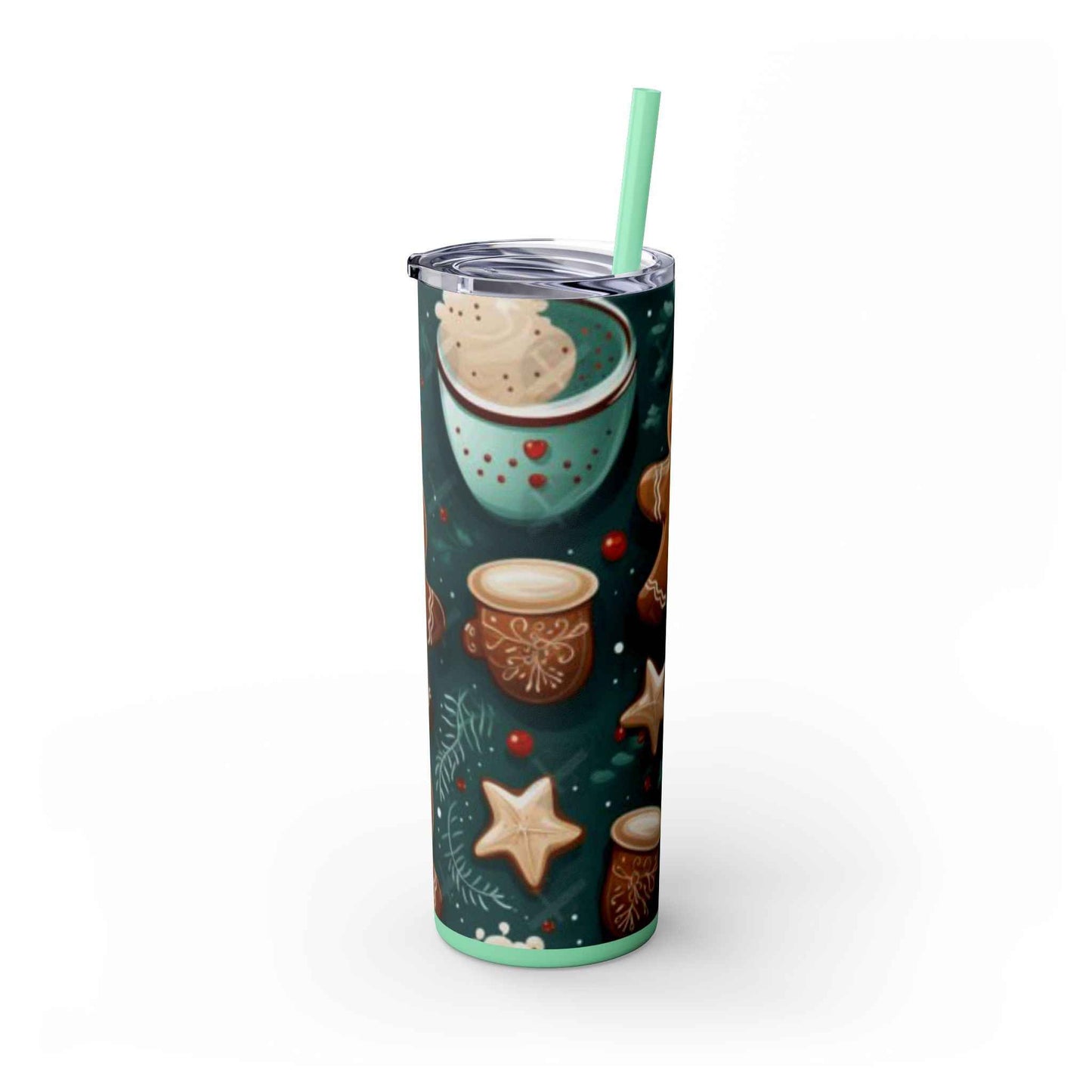 20oz Slim Tumbler: Sweet Gingerbread - Eraya Studio