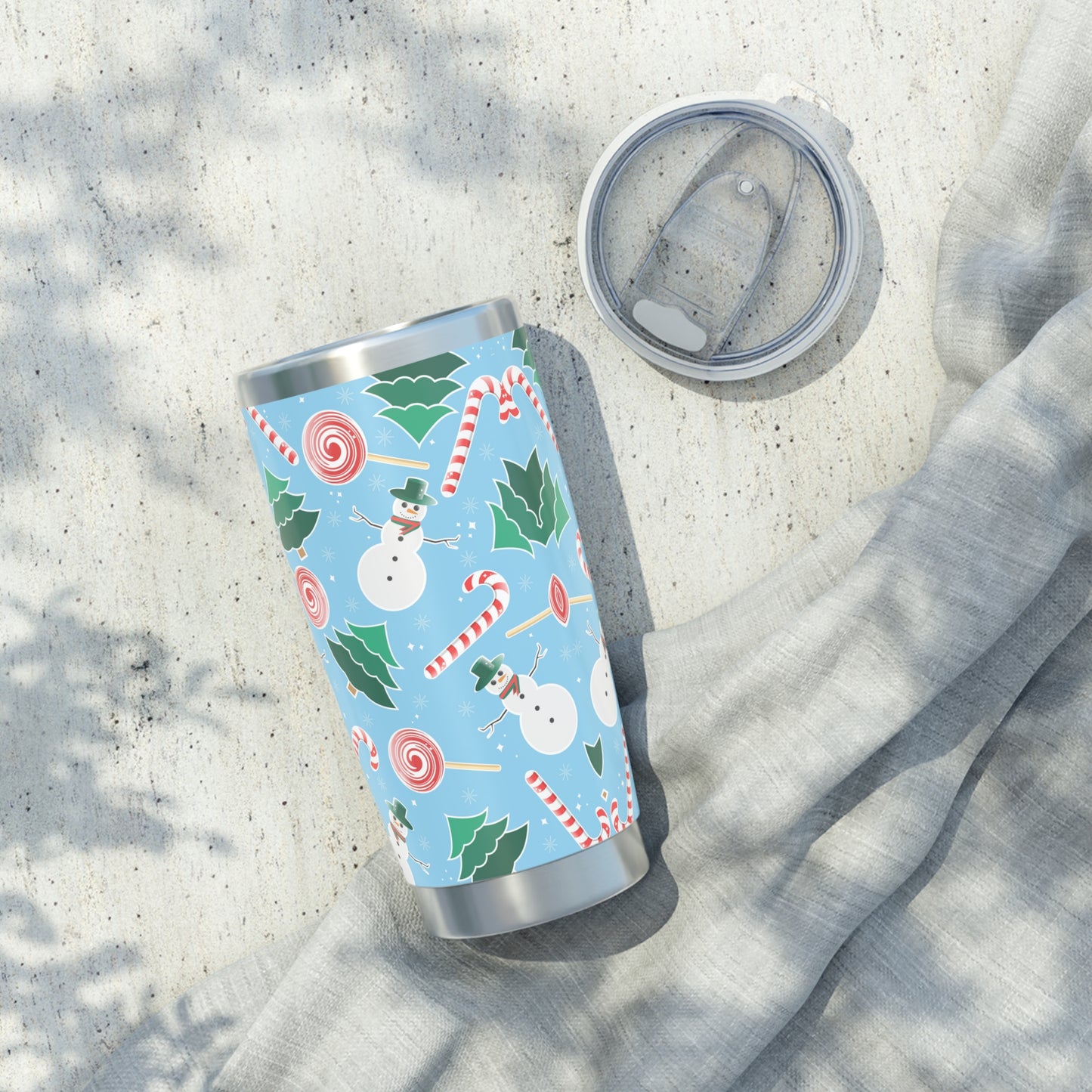 Personalized Christmas Snowman 20oz Tumbler