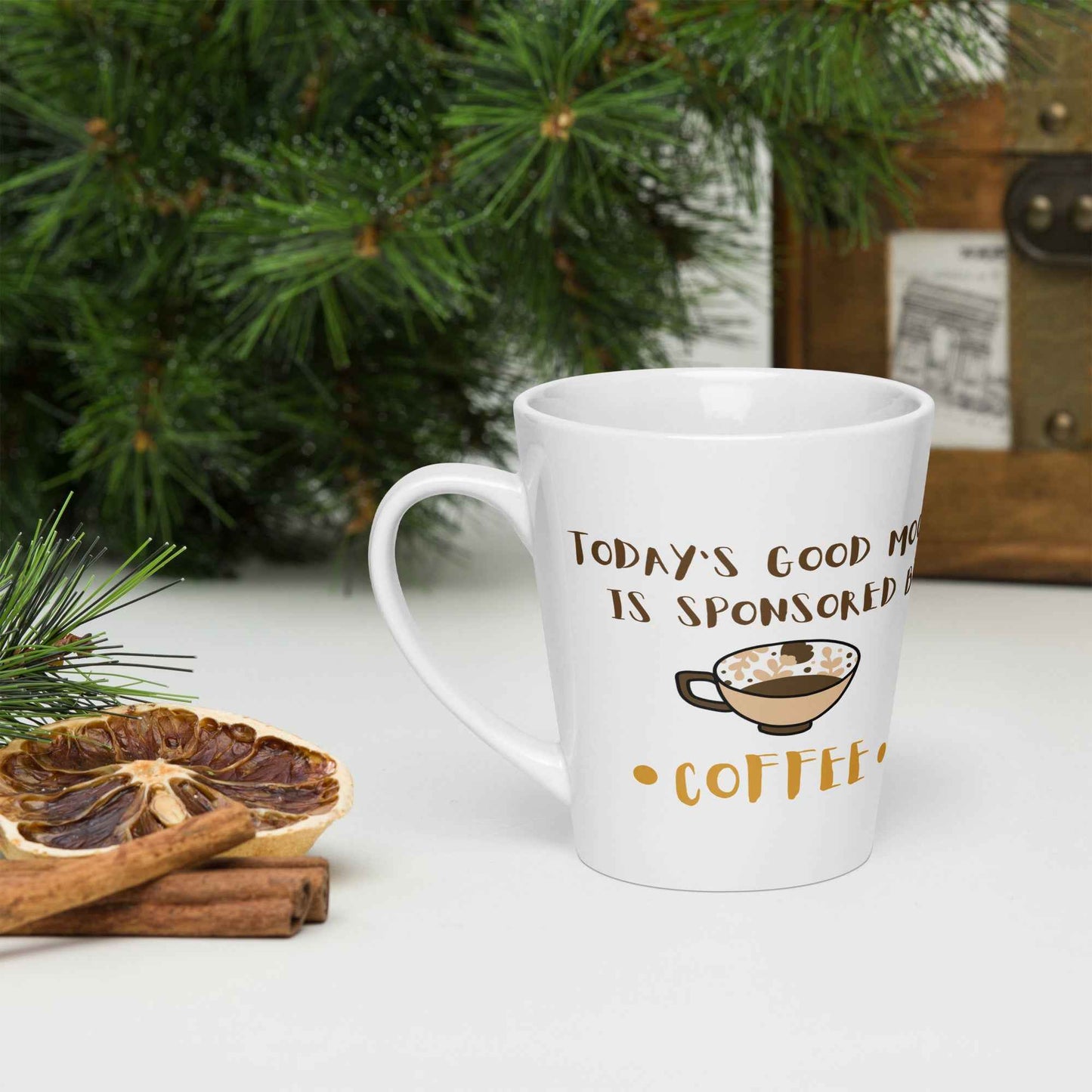 12oz Ceramic Mug: Latte Glossy Finish - Eraya Studio