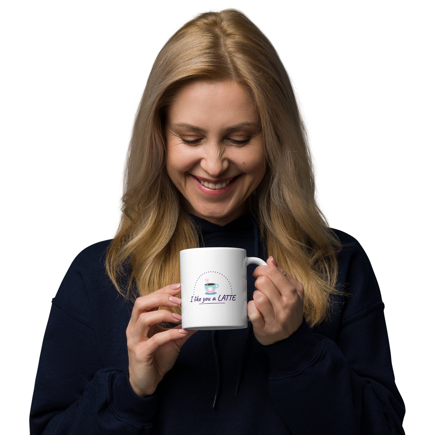 Personalized White Glossy Ceramic Mug – 11oz Custom Coffee Mug | Gift for Him, Gift for Her, Couple Mug