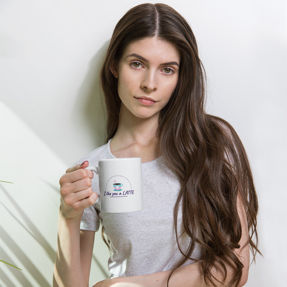 Personalized White Glossy Ceramic Mug – 11oz Custom Coffee Mug | Gift for Him, Gift for Her, Couple Mug