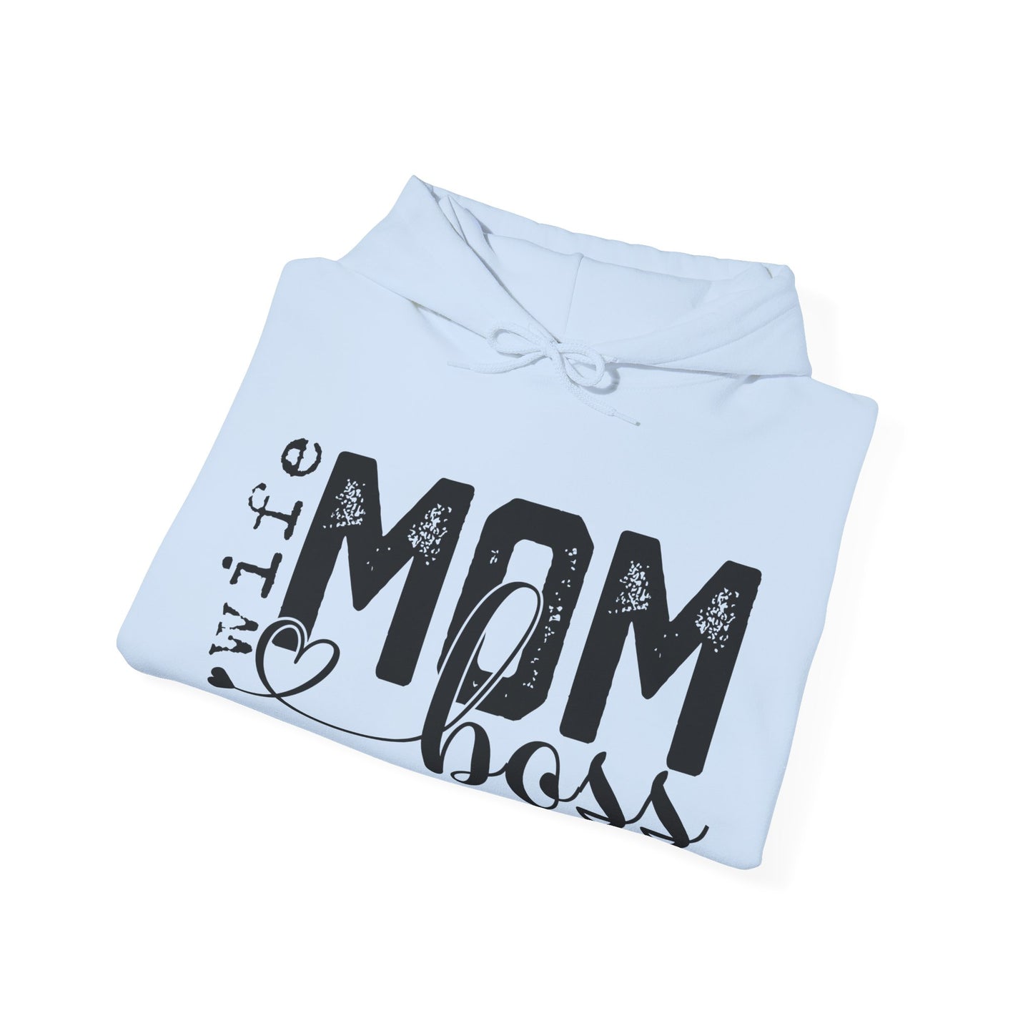 Wife Mom Boss Hoodie - Mother's Day Gift - Custom Mama Hoodie