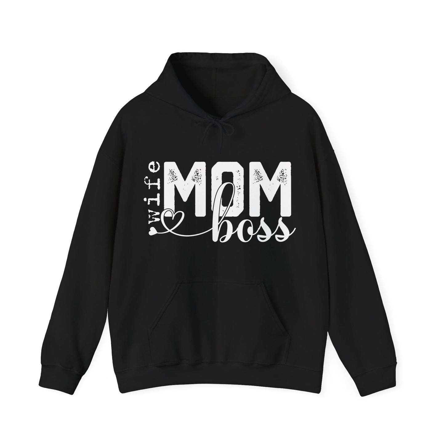 Wife Mom Boss Hoodie - Mother's Day Gift - Custom Mama Hoodie