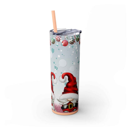 20oz Slim Tumbler: Christmas Gnomes - Eraya Studio