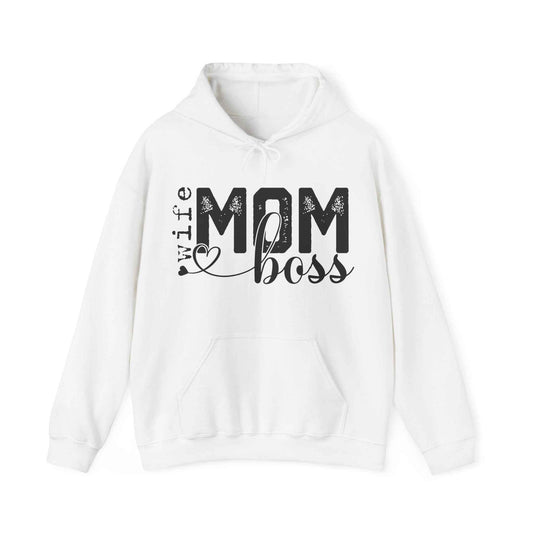 Wife Mom Boss Hoodie - Eraya Studio