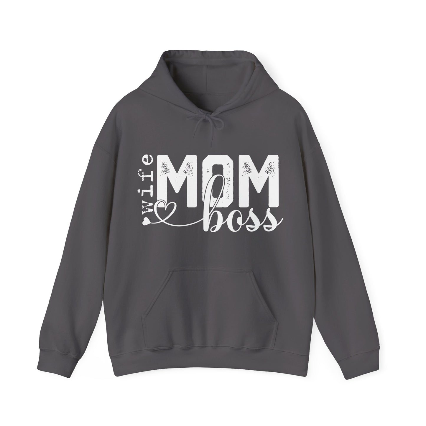 Wife Mom Boss Hoodie - Mother's Day Gift - Custom Mama Hoodie