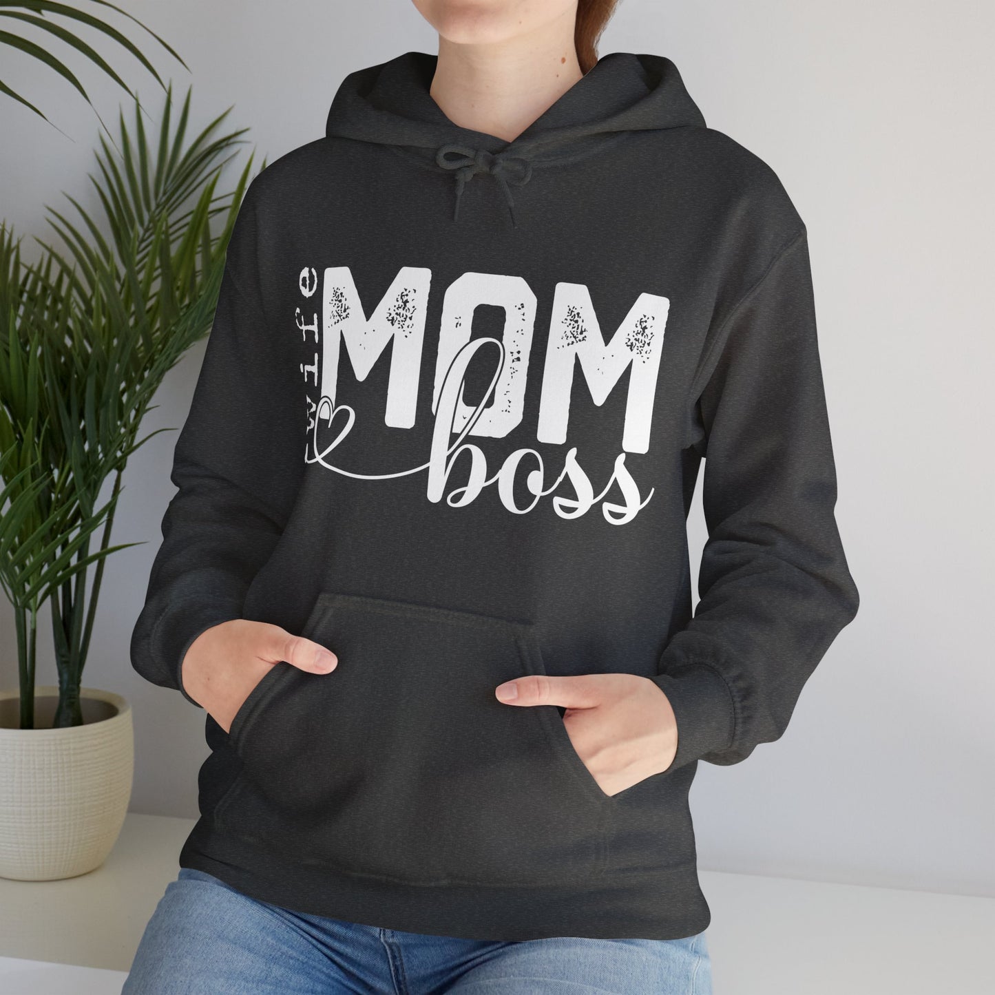 Wife Mom Boss Hoodie - Mother's Day Gift - Custom Mama Hoodie