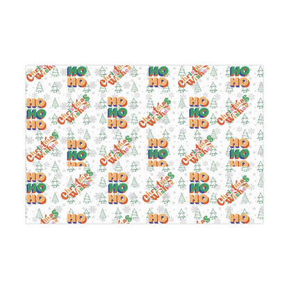 HOHOHO Christmas Gift Wrapping Paper - Eraya Studio