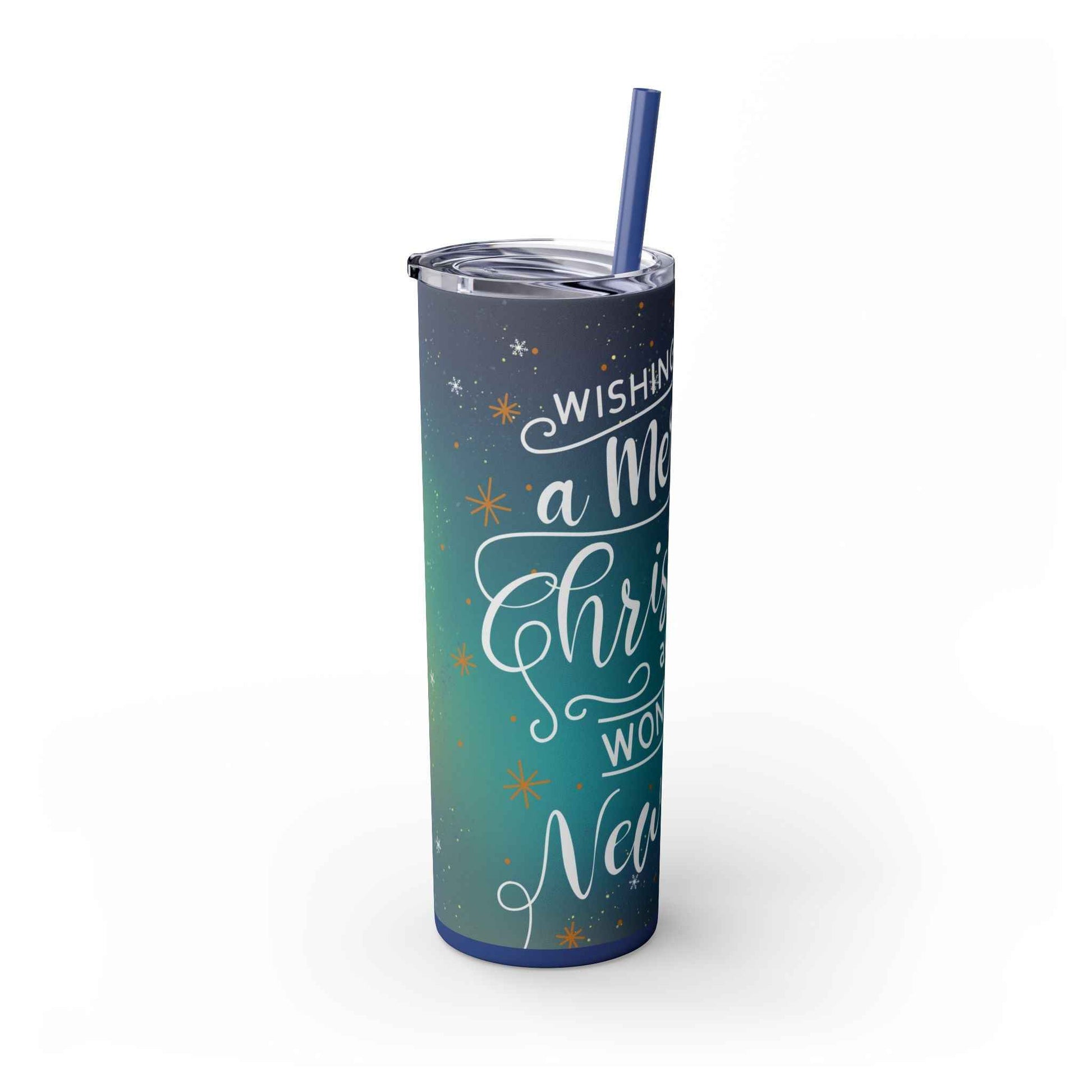 20oz Slim Tumbler: Christmas Gnomes - Eraya Studio