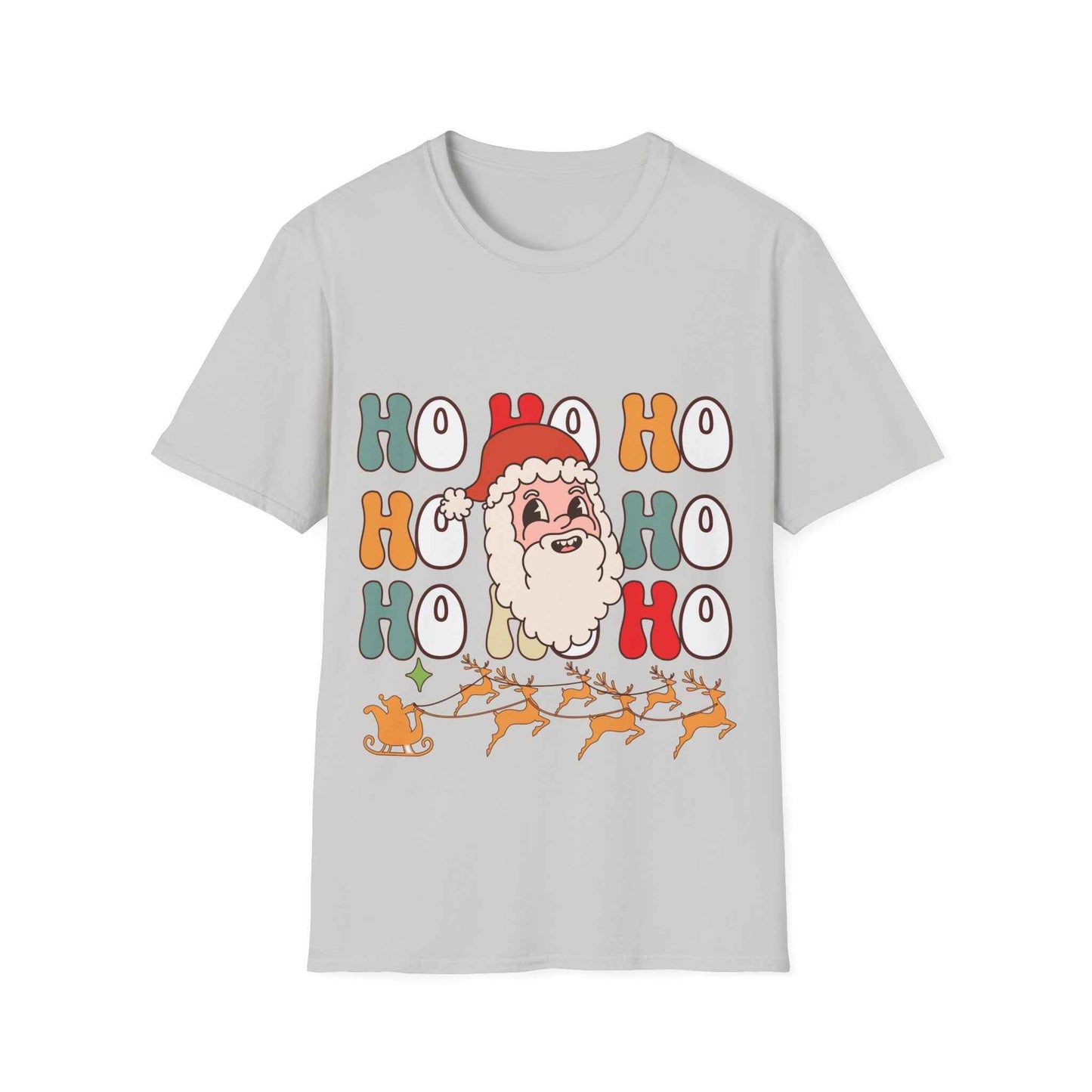 Cotton Shirt: HOHOHO Santa Theme Unisex - Eraya Studio