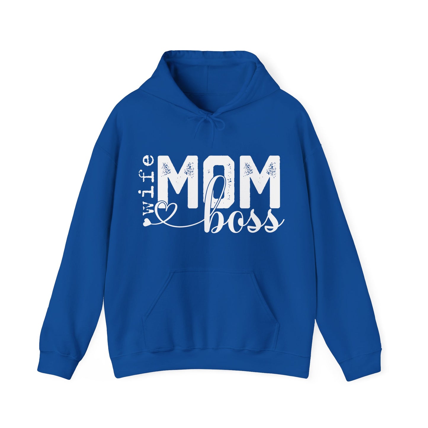 Wife Mom Boss Hoodie - Mother's Day Gift - Custom Mama Hoodie