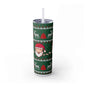 20oz Slim Tumbler: Green Santa-Claus Christmas - Eraya Studio