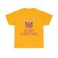 Merry Christmas Reindeer Customized Unisex Heavy Cotton Tee Gift for Him Customized Heavy Cotton Gift for Her Christmas Gift Holiday Treats