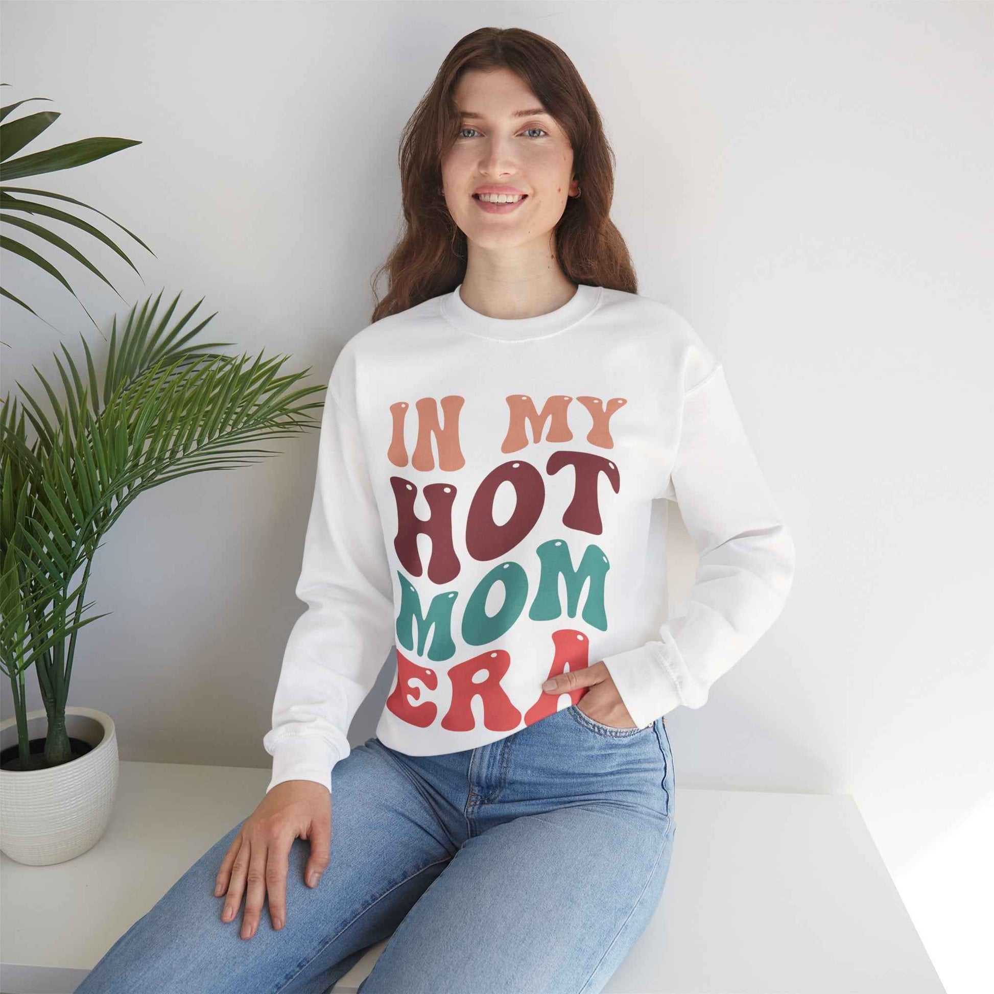 In My Hot Mom Era Sweatshirt - Eraya Studio