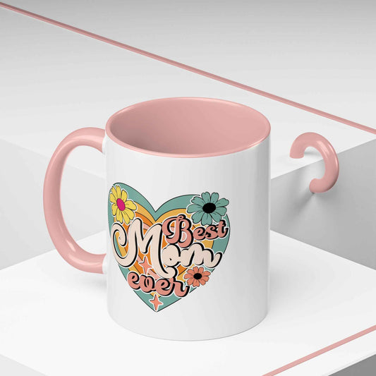 11oz Ceramic Mug: Best Mom Ever - Gift for Moms - Eraya Studio