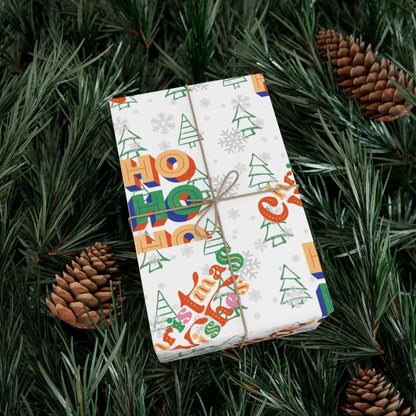 HOHOHO Christmas Gift Wrapping Paper - Eraya Studio