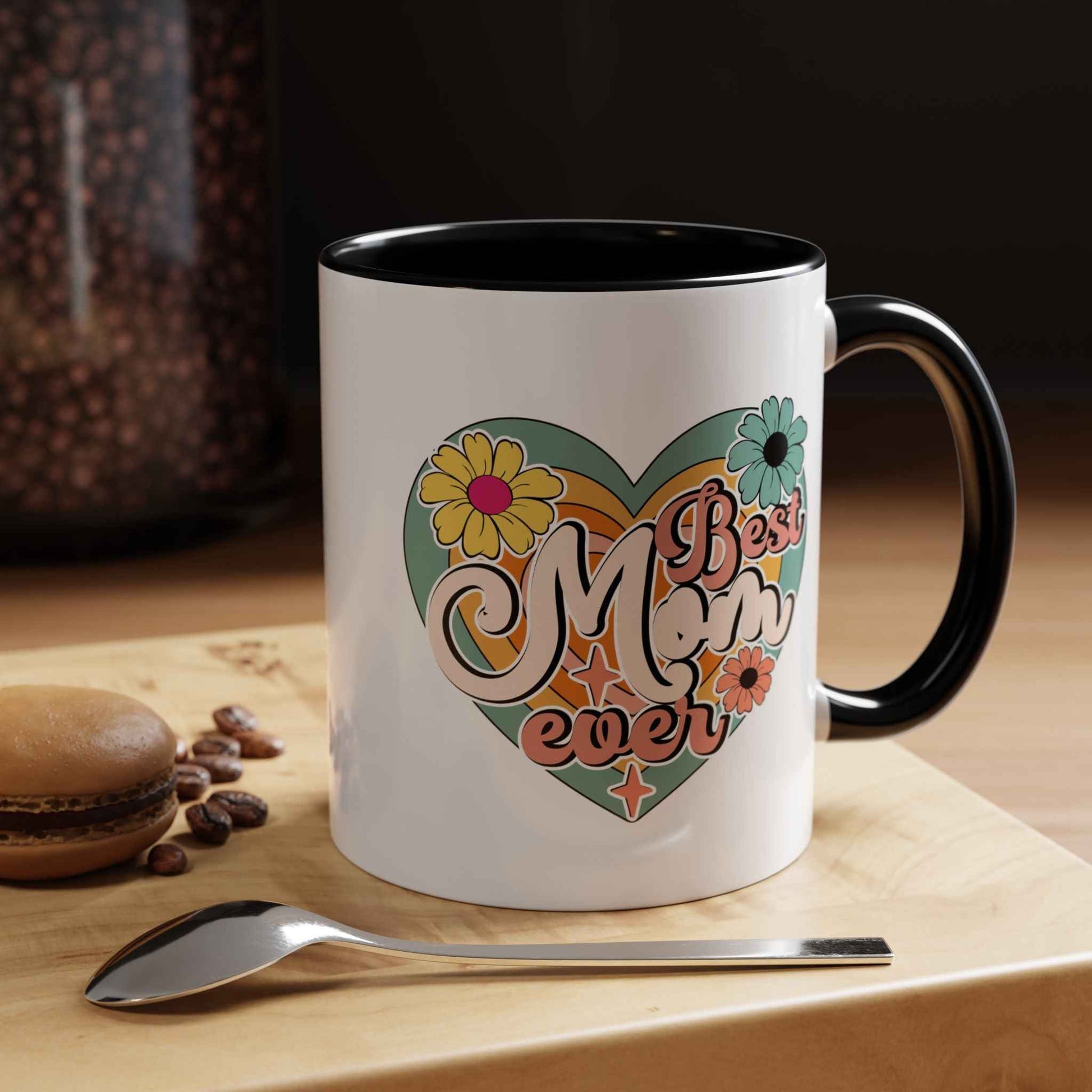 11oz Ceramic Mug: Best Mom Ever - Gift for Moms - Eraya Studio