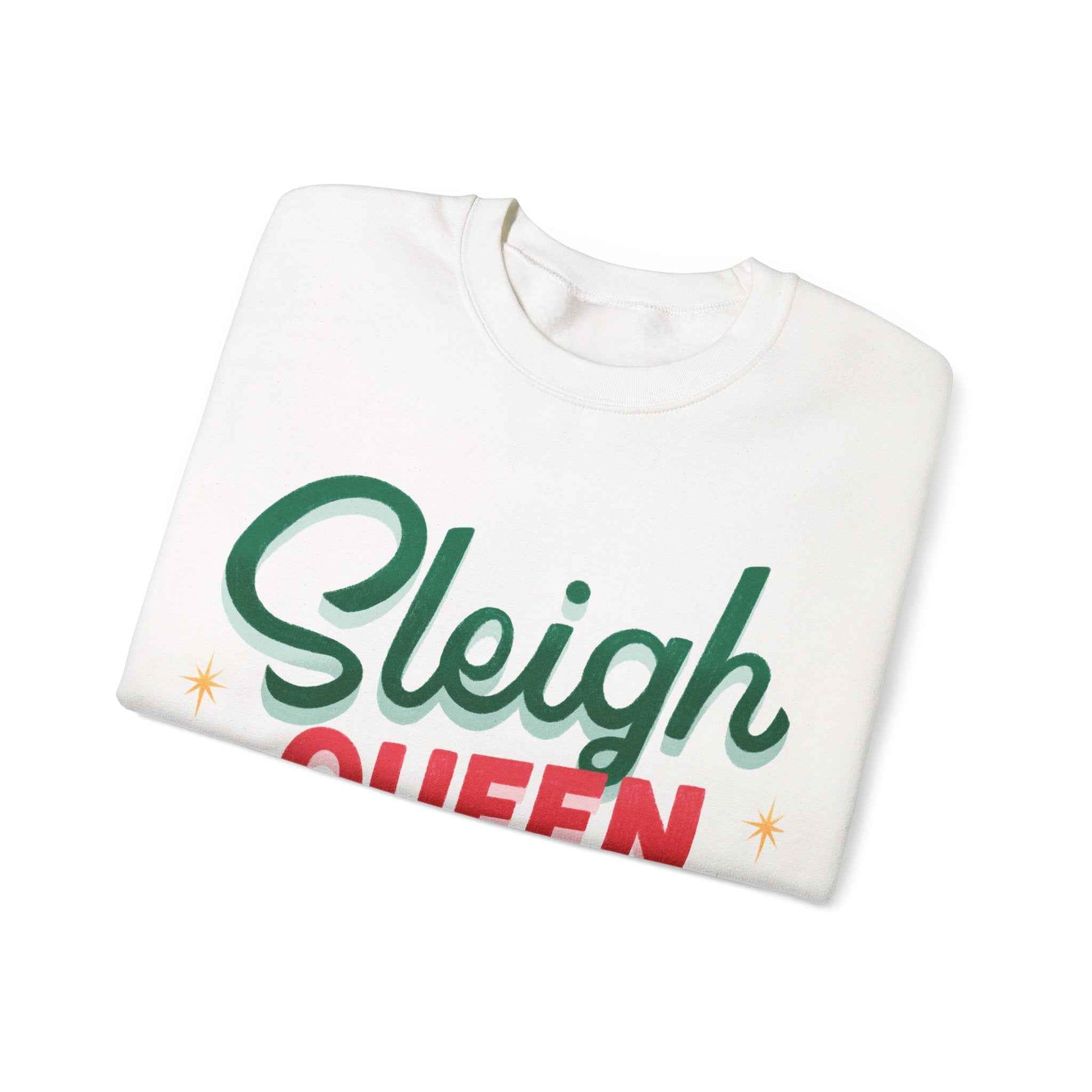 SLEIGH QUEEN Christmas Crewneck Sweatshirt - Eraya Studio
