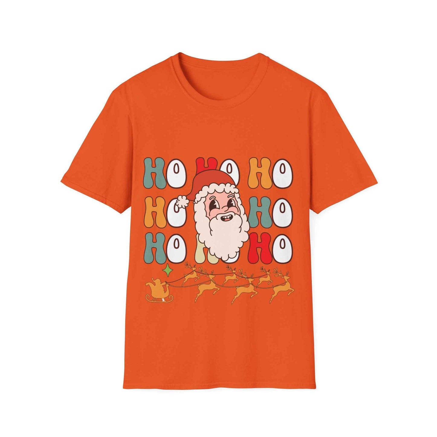 Cotton Shirt: HOHOHO Santa Theme Unisex - Eraya Studio